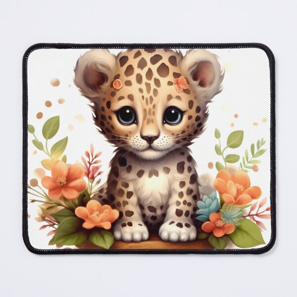 Item preview, Jaguar Animal Clipart, South America Animal, Tropical Fauna Art, American Mammal, Jungle Wildlife, American Cute designed and sold by CoolorPaint.