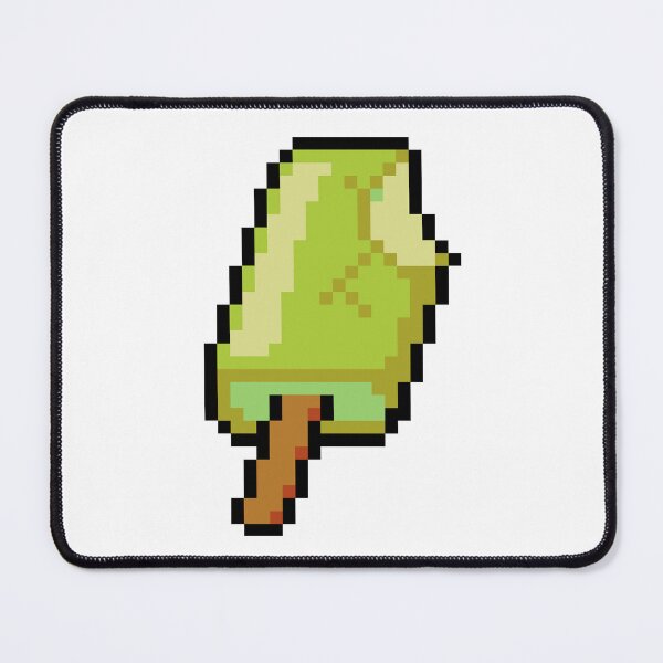 Item preview, Pixel Banana and cream popsicle - pixel food art designed and sold by LittleFoodShop.