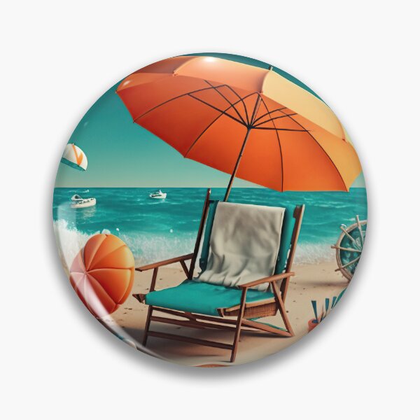 Item preview, Summer Beach and umbrella designed and sold by SceneryStudio.