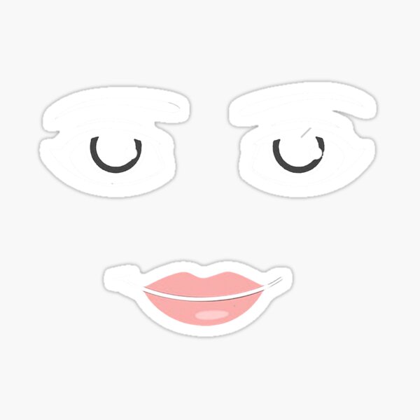 woman face roblox(2) Sticker for Sale by Agankunje