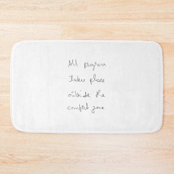 Item preview, All progress takes place outside the comfort zone designed and sold by keyword1.