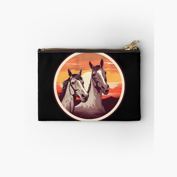 Item preview, Vintage horses portrait draw designed and sold by Art Happens.