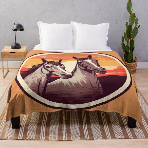 Item preview, Vintage horses portrait draw designed and sold by Art Happens.