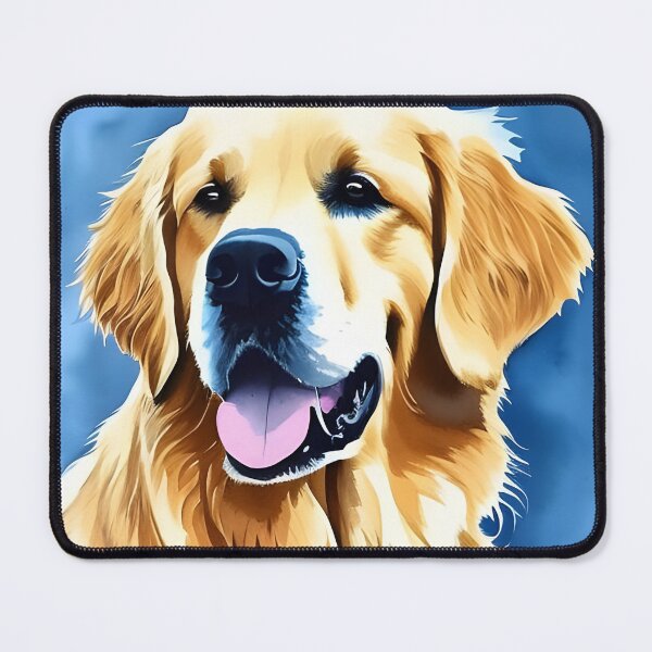 Item preview, Golden Retriever Watercolor Portrait designed and sold by Ameiva-Apparel.