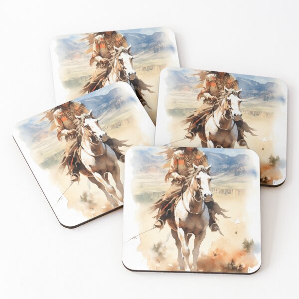 Item preview, Riding Across the Prairie: Native American Warrior in the Wild West designed and sold by Piotrek0001.