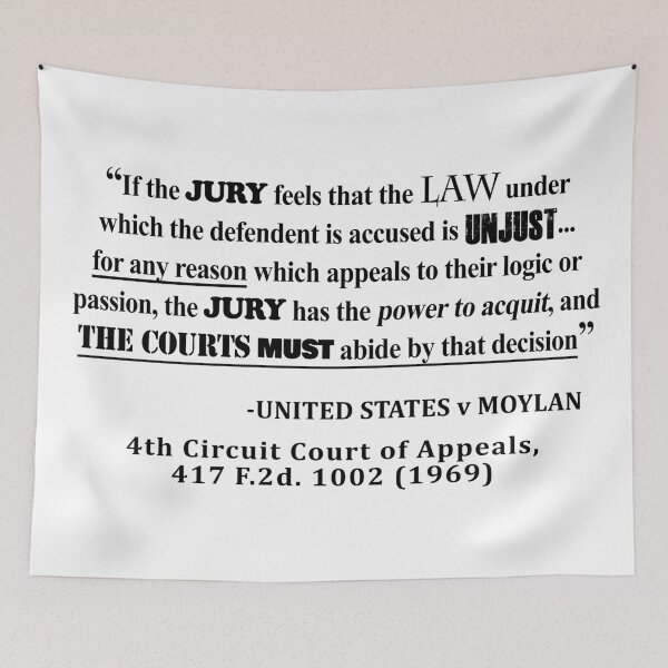 Item preview, Jury Nullificaton Case Law Quote designed and sold by allhistory.