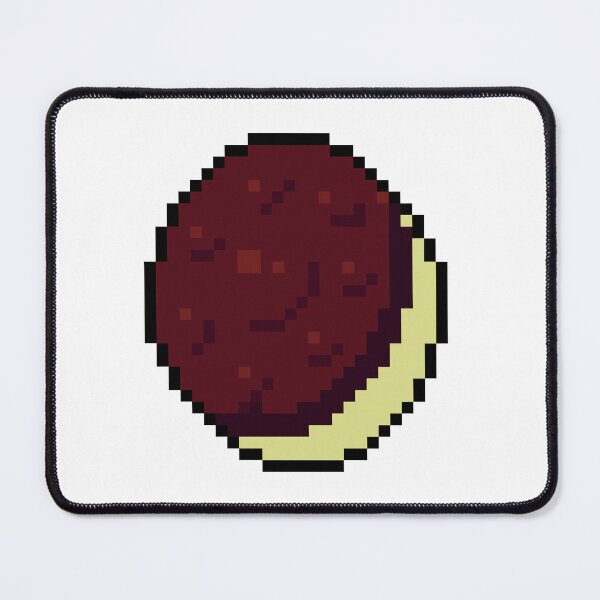 Item preview, Pixel Chocolate Cookie Ice cream Sandwich - pixel food art designed and sold by LittleFoodShop.