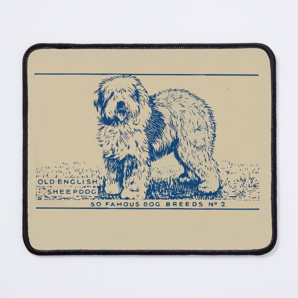 Item preview, Old English Sheepdog Vintage Art Dog Vintage Poster Art 2 designed and sold by ElegantCat.