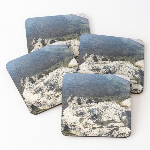 Item preview, Stark White Limestone Clifftops and Blue Ocean designed and sold by Georgia Mizuleva.