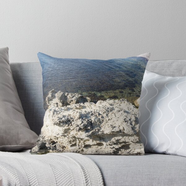 Item preview, Stark White Limestone Clifftops and Blue Ocean designed and sold by Georgia Mizuleva.