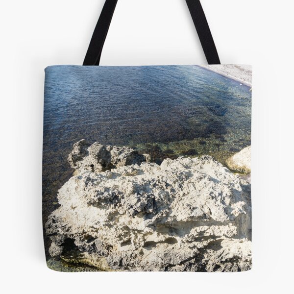 Item preview, Stark White Limestone Clifftops and Blue Ocean designed and sold by Georgia Mizuleva.