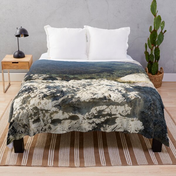 Item preview, Stark White Limestone Clifftops and Blue Ocean designed and sold by Georgia Mizuleva.