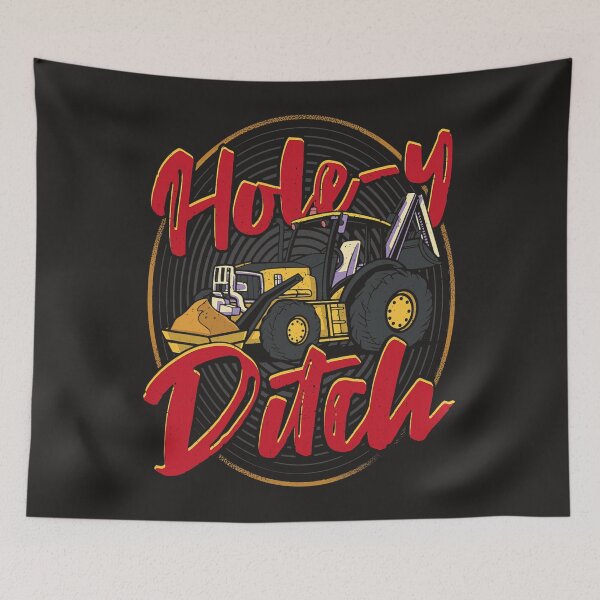 Item preview, Mens Backhoe Excavator Holey Ditch designed and sold by MattieMMorales.