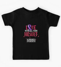 Alzheimer's Awareness Dementia Caregivers Design Kids Tee
