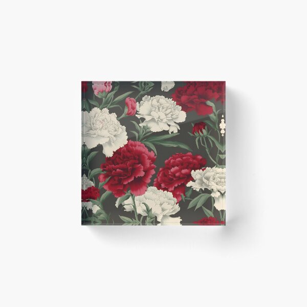 Item preview, carnations of my heart designed and sold by LoversCovers.