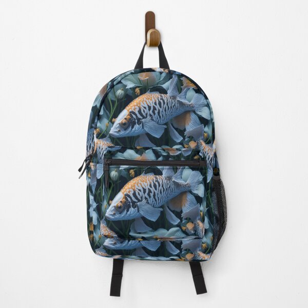 Item preview, Koi's Illusion: A Mesmerising 4K Fusion of Lilly and Fish designed and sold by AmazingLab.