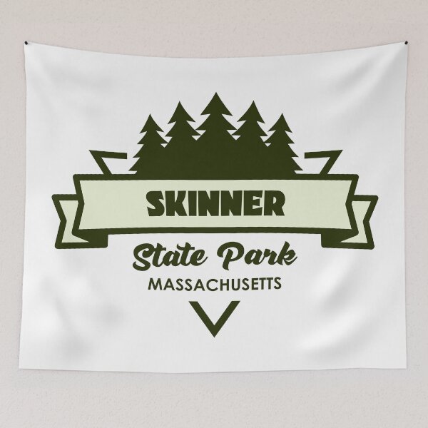 Item preview, Skinner State Park Massachusetts Trees And Ribbon designed and sold by bivenart.