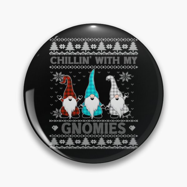 Item preview, Chillin With My Gnomies Christmas Cute Gnomes Ugly Sweater designed and sold by OrganicsPlug.