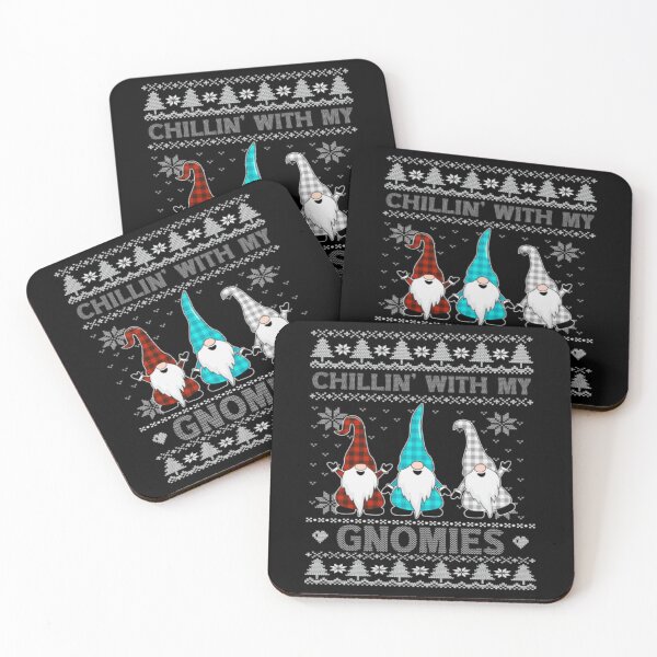 Item preview, Chillin With My Gnomies Christmas Cute Gnomes Ugly Sweater designed and sold by OrganicsPlug.