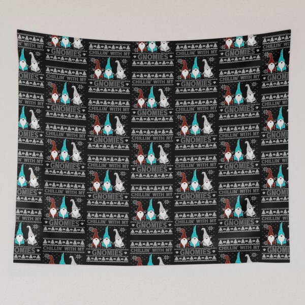 Item preview, Chillin With My Gnomies Christmas Cute Gnomes Ugly Sweater designed and sold by OrganicsPlug.
