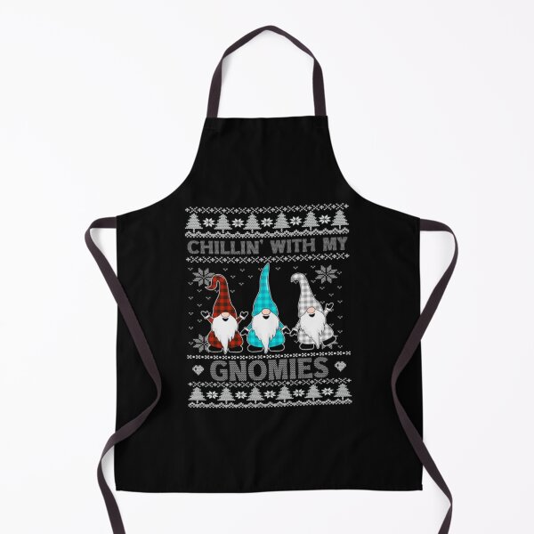 Item preview, Chillin With My Gnomies Christmas Cute Gnomes Ugly Sweater designed and sold by OrganicsPlug.