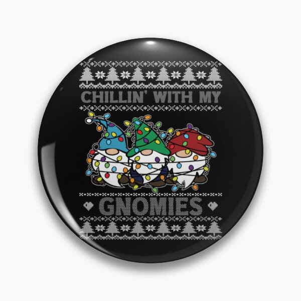 Item preview, Chillin With My Gnomies Christmas Cute Gnomes Ugly Sweater designed and sold by OrganicsPlug.
