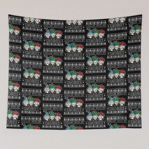 Item preview, Chillin With My Gnomies Christmas Cute Gnomes Ugly Sweater designed and sold by OrganicsPlug.