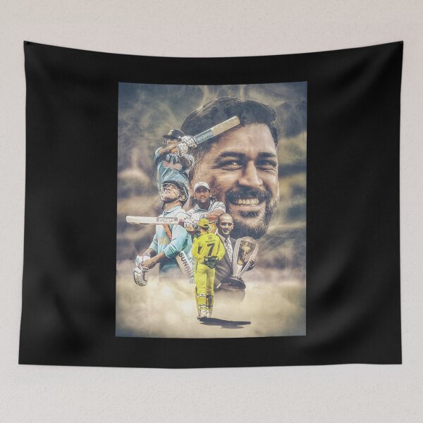 Item preview, MS Dhoni Wallpaper designed and sold by EmersonBoutique.