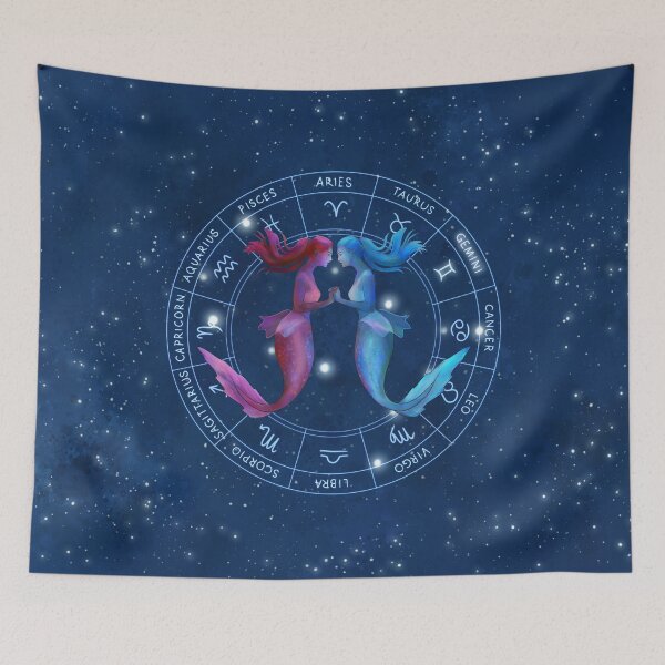Item preview, Mermaid Zodiac - Gemini designed and sold by Jana Šlesaríková.