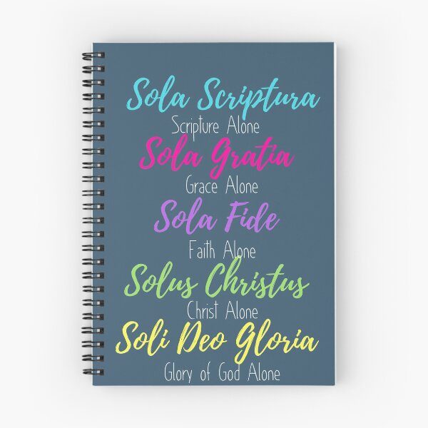 Item preview, Five Solas Christian Reformed Soli Deo Gloria Jesus designed and sold by Charmedia.