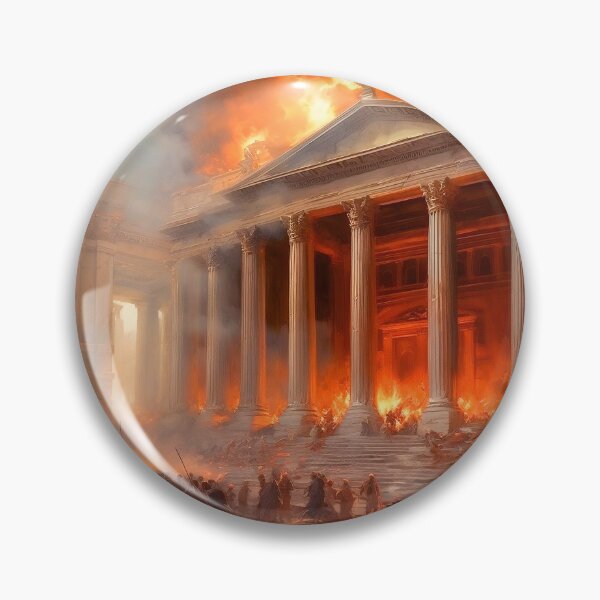 Item preview, The Historical Fire of the Great Library of Alexandria designed and sold by Nabucodonoshop.