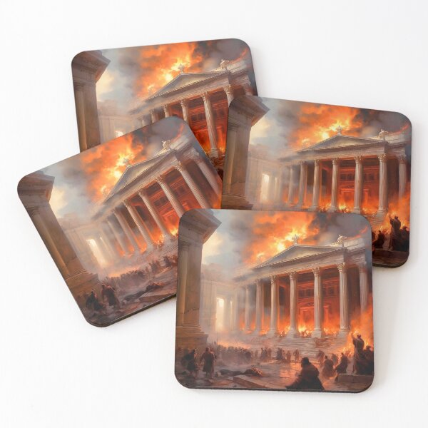 Item preview, The Historical Fire of the Great Library of Alexandria designed and sold by Nabucodonoshop.