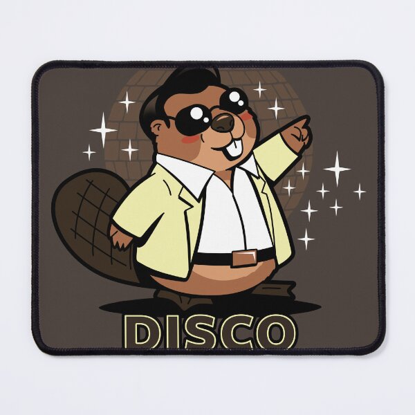 Item preview, Disco Beaver Cute Original Kawaii Retro 70's Disco Dancing Beaver designed and sold by BoggsNicolasArt.