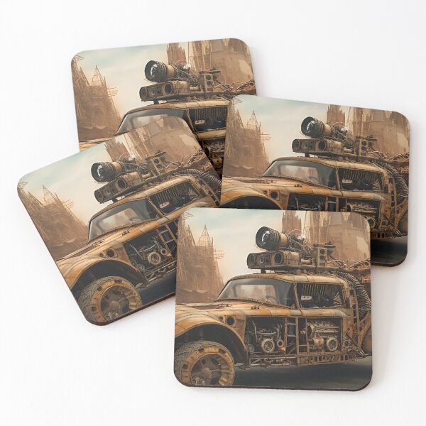 Item preview, Steampunk on the street of post-apocalyptic city 1 designed and sold by Art by Lilia.