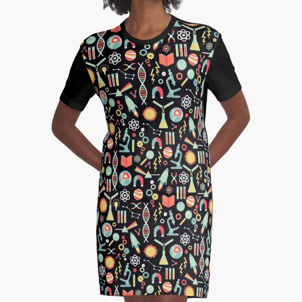 Science Studies Graphic T-Shirt Dress