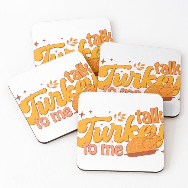 Item preview, Retro Funny Fall Autumn Thanksgiving Cute Talk Turkey To Me 	 designed and sold by fairuzamiratz.