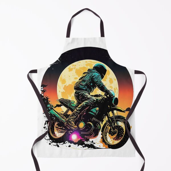 Item preview, Cafe racer enduro motorcycle rider moon background sticker design | cool | art | Stickers | Motorcycles designed and sold by YammsDesign.