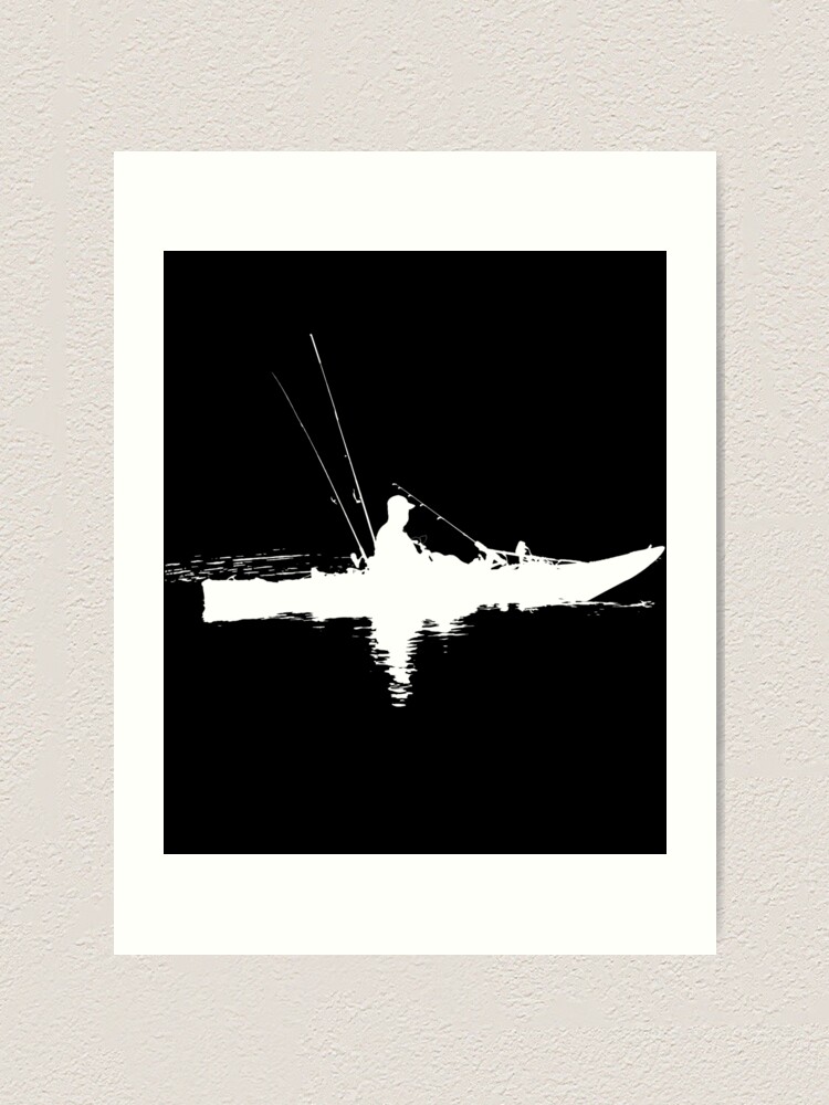 Kayak Fishing | Art Print