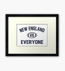 New England Vs Everyone Merchandise Framed Print