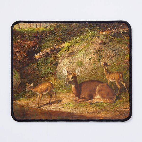 Item preview, Resting Doe With Her Fawns designed and sold by KathteeDesign.