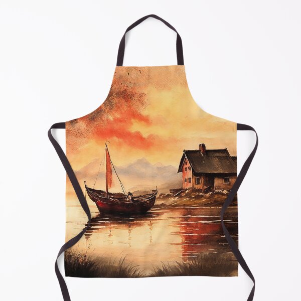 Item preview, Evening on the lake designed and sold by SimpleWallArt.