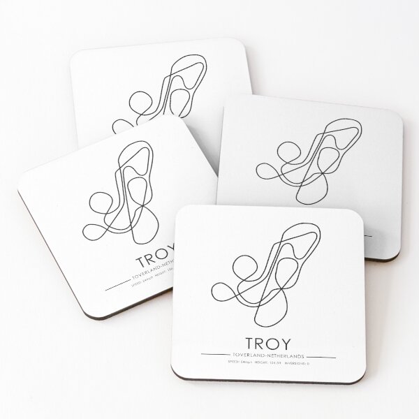 Item preview, Troy Minimalistic Rollercoaster Layout designed and sold by Aestheticoasters.