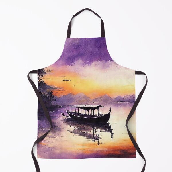 Item preview, Evening on the lake designed and sold by SimpleWallArt.