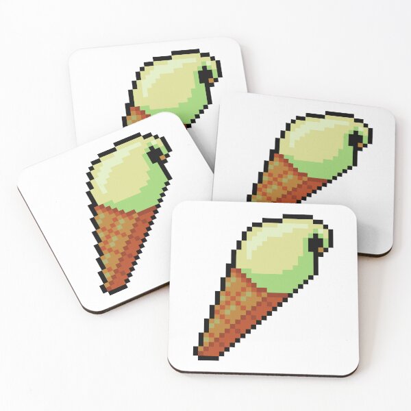 Item preview, Pixel Soft Served Ice Cream - pixel food art designed and sold by LittleFoodShop.
