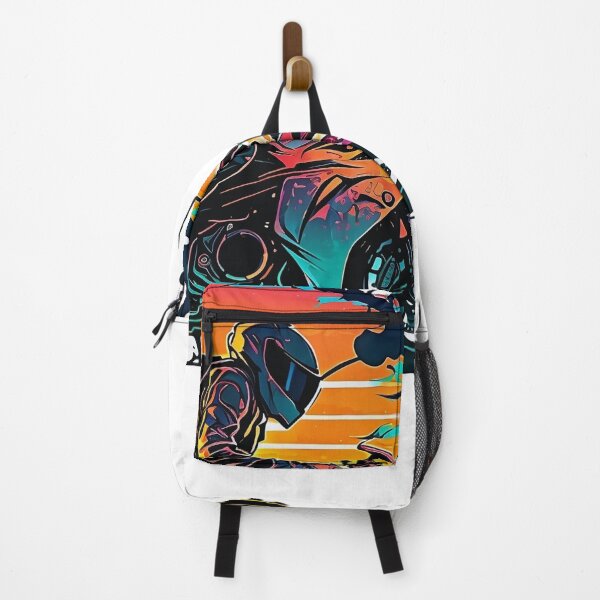Item preview, Sport motorcycle colorful with sunset, sticker design, cool, aesthetic, bike, motorccyle designed and sold by YammsDesign.