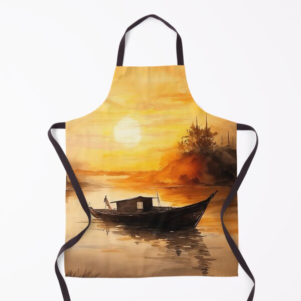 Item preview, Evening on the lake designed and sold by SimpleWallArt.