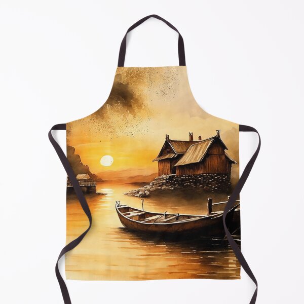 Item preview, Evening on the lake designed and sold by SimpleWallArt.