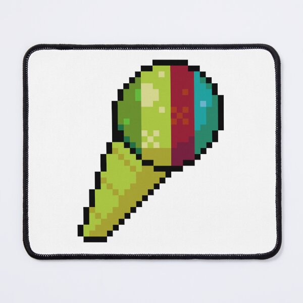 Item preview, Pixel Rainbow Snow cone - pixel food art designed and sold by LittleFoodShop.
