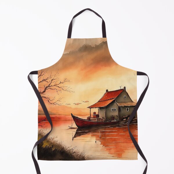 Item preview, Evening on the lake designed and sold by SimpleWallArt.