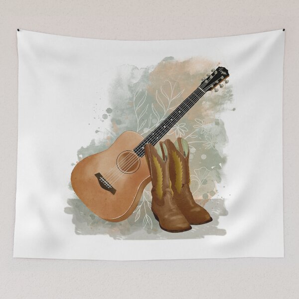 Item preview, Guitarra y botas vaqueras designed and sold by CJ Creations.